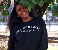 Load image into Gallery viewer, &quot;Proverbs 3:6&quot; University Sweatshirt (black)
